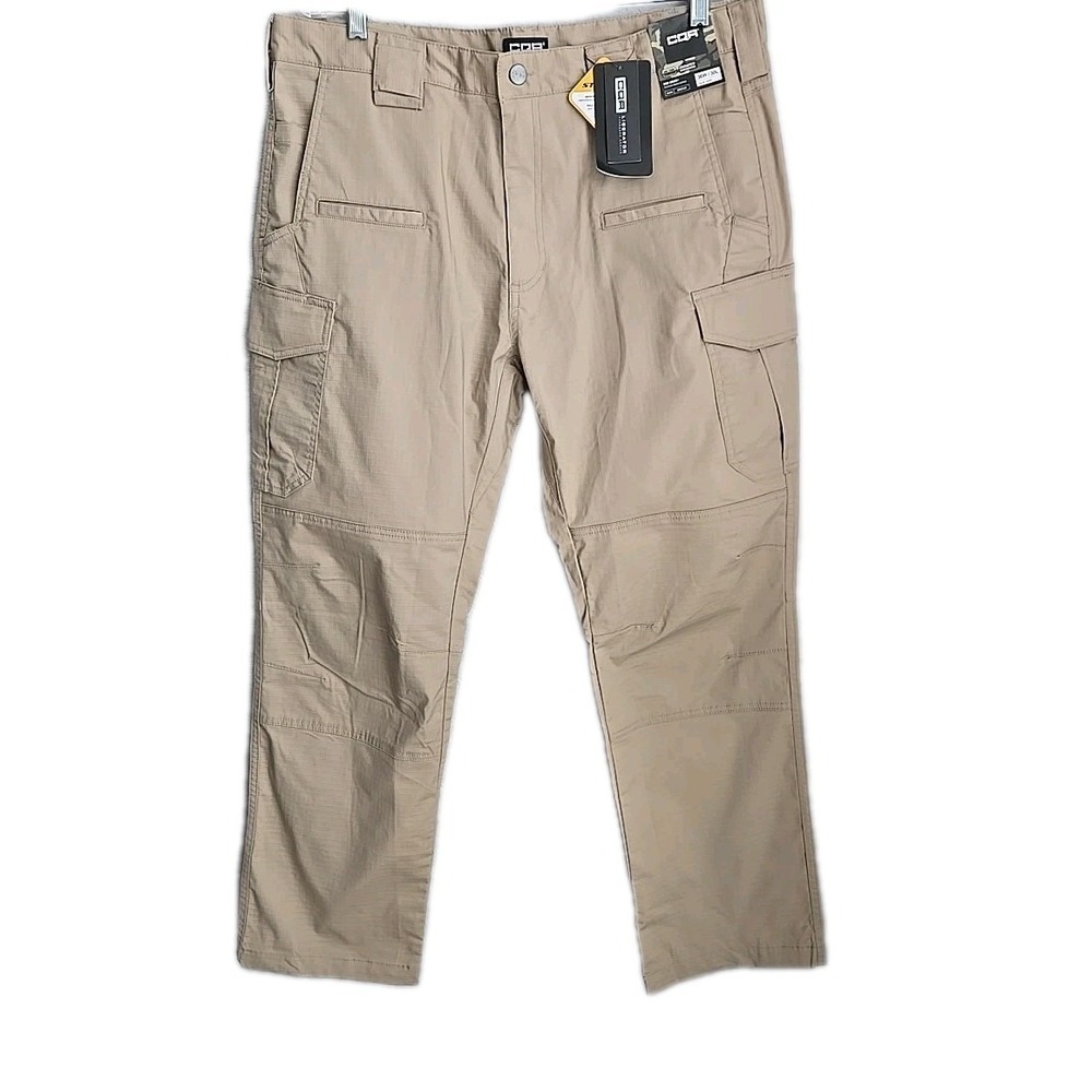 CQR Liberator Rip Stop Cargo Tactical Pants Men's 36x30 NWT Khaki Tan